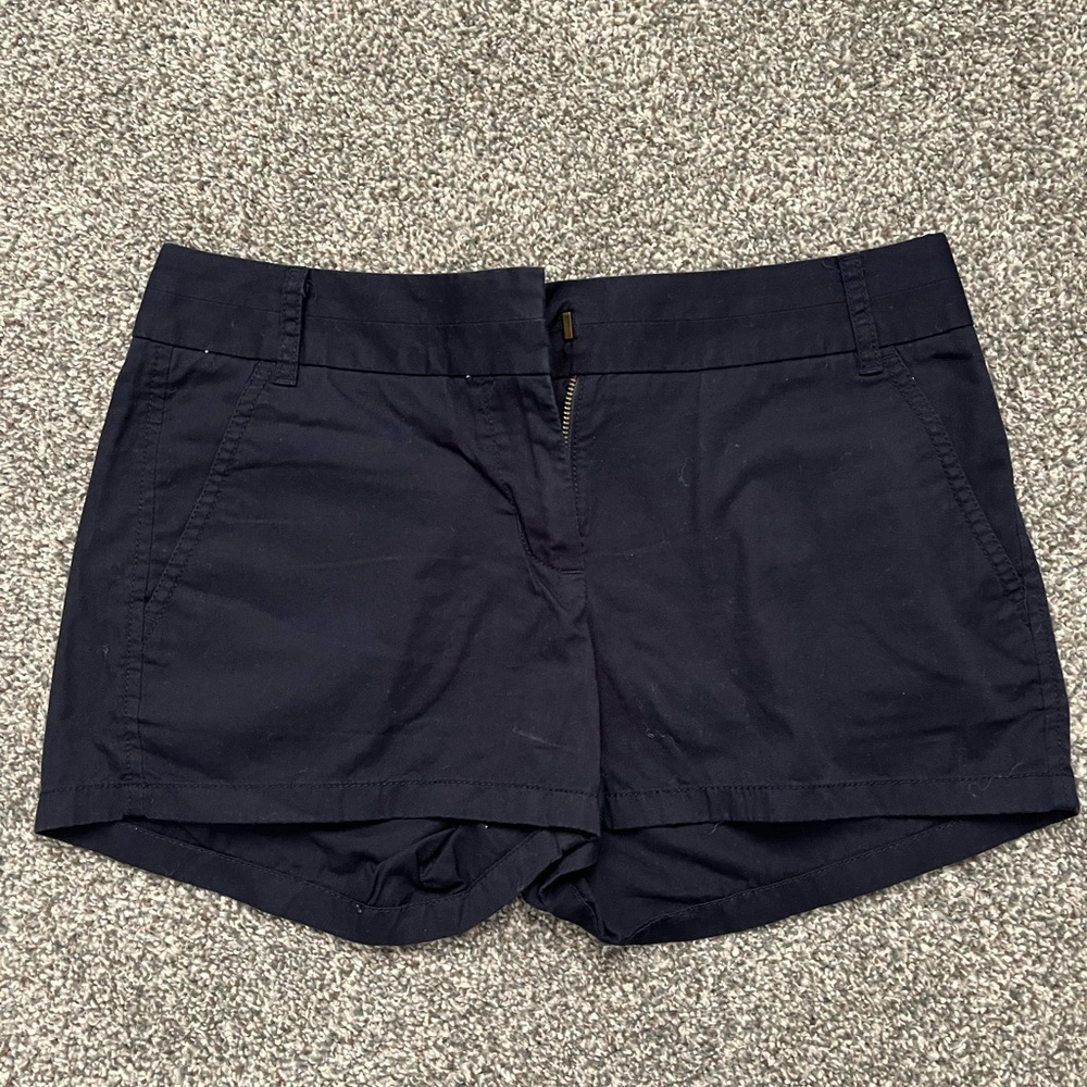 J.Crew 4 inch Stretch Chino Shorts- Navy